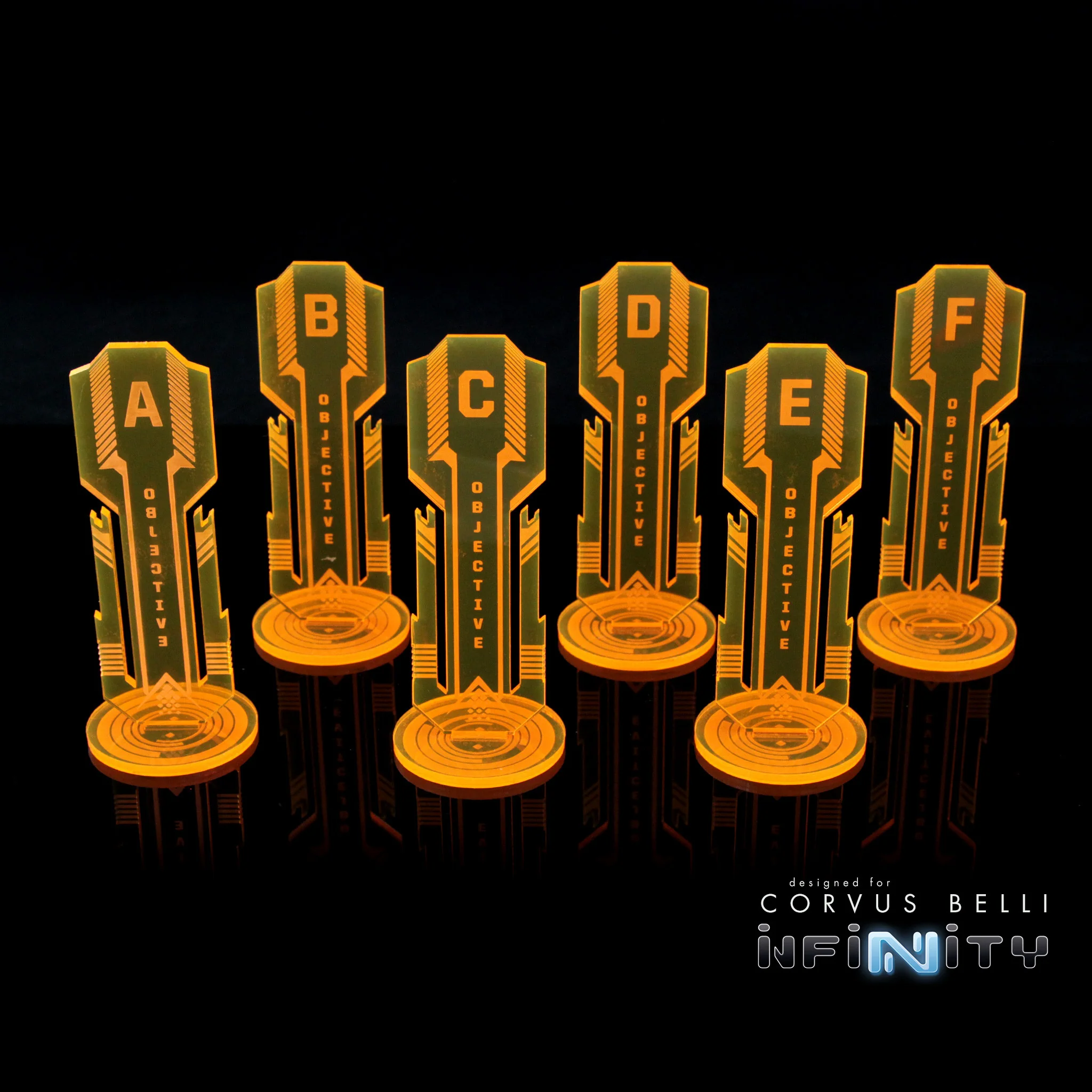 Acrylic Sci Fi Objectives 6 Pack - Image 3