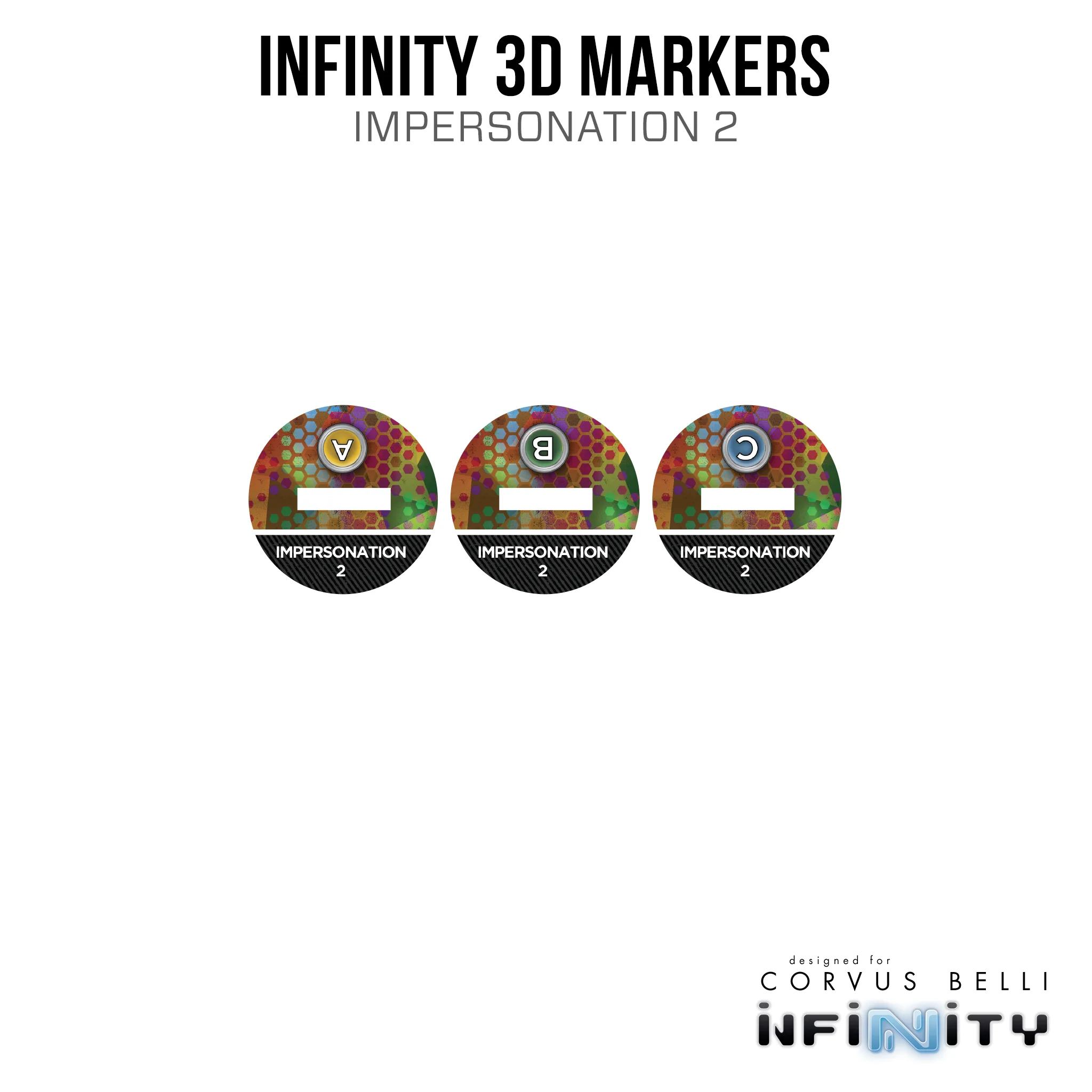 Infinity 3D Markers: Kiiutan Imposter (25mm Impersonation-2) - Image 2