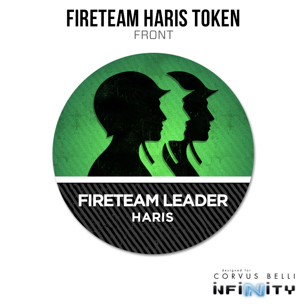 Infinity N5 Acrylic Token: Fireteam Haris