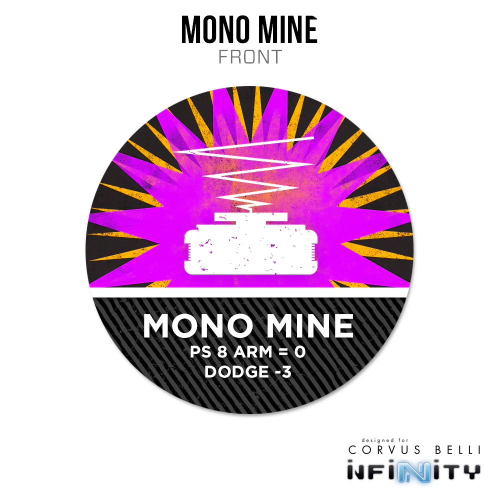 Infinity N5 Acrylic Token: Mono Mine