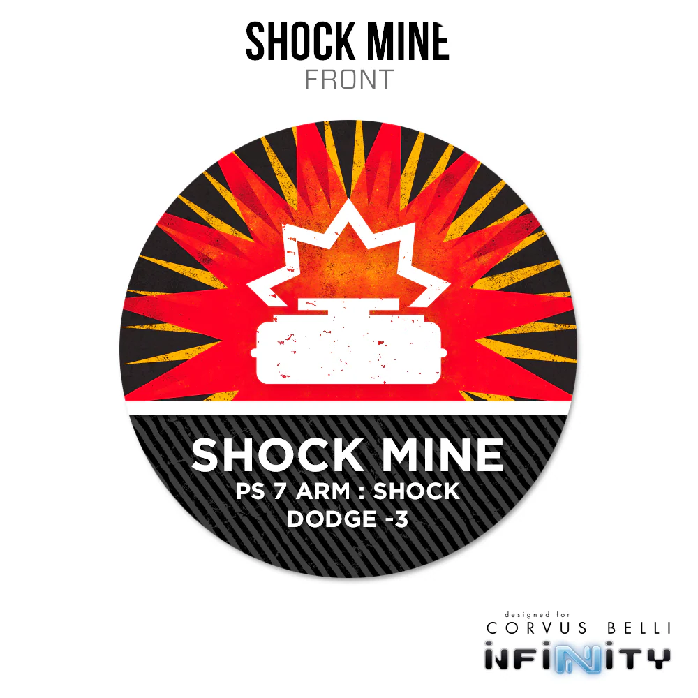Infinity N5 Acrylic Token: Shock Mine