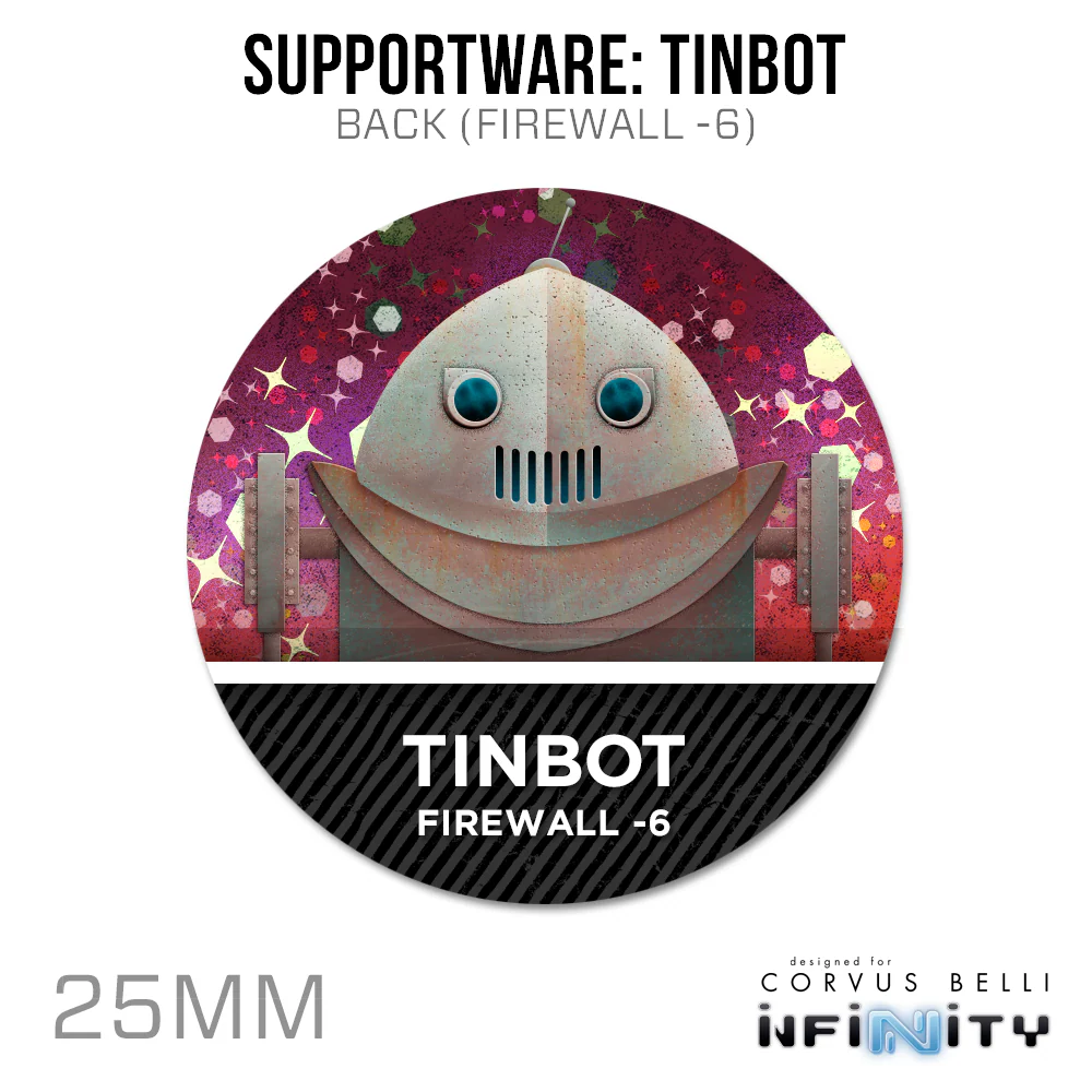 Infinity N5 Acrylic Token: Tinbot (Firewall -6) - Image 2