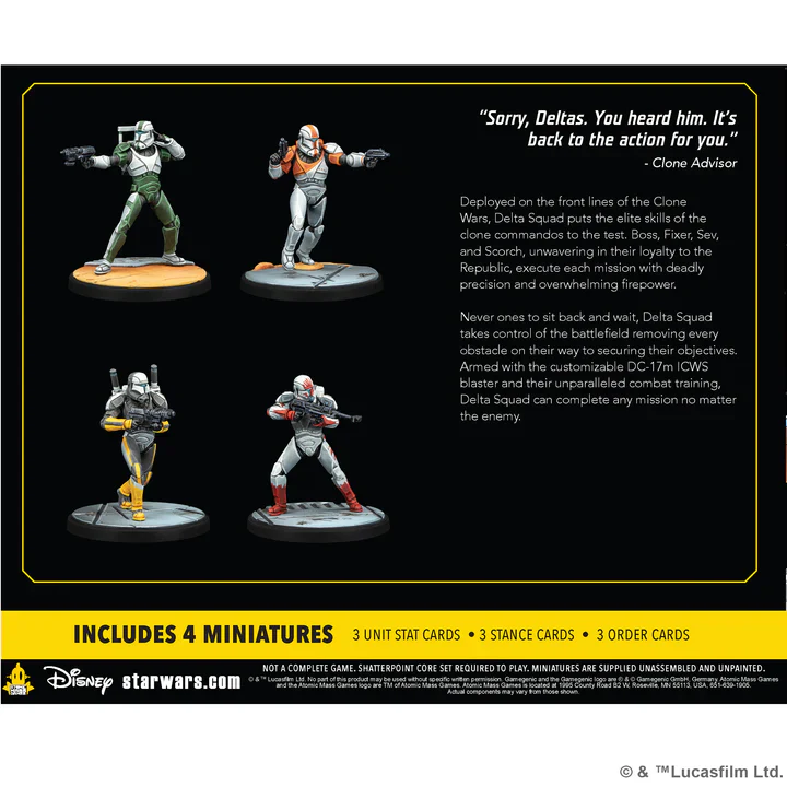 Star Wars: Shatterpoint - Delta Squad, Form Up Squad Pack - Image 2