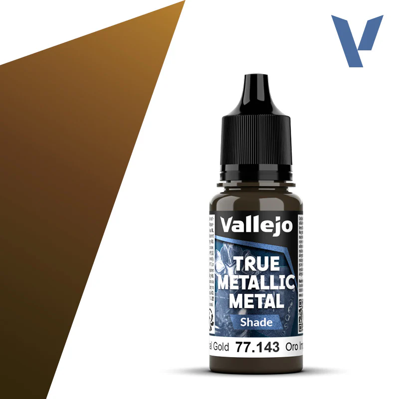 Vallejo True Metallic Metal: Imperial Gold | Shade