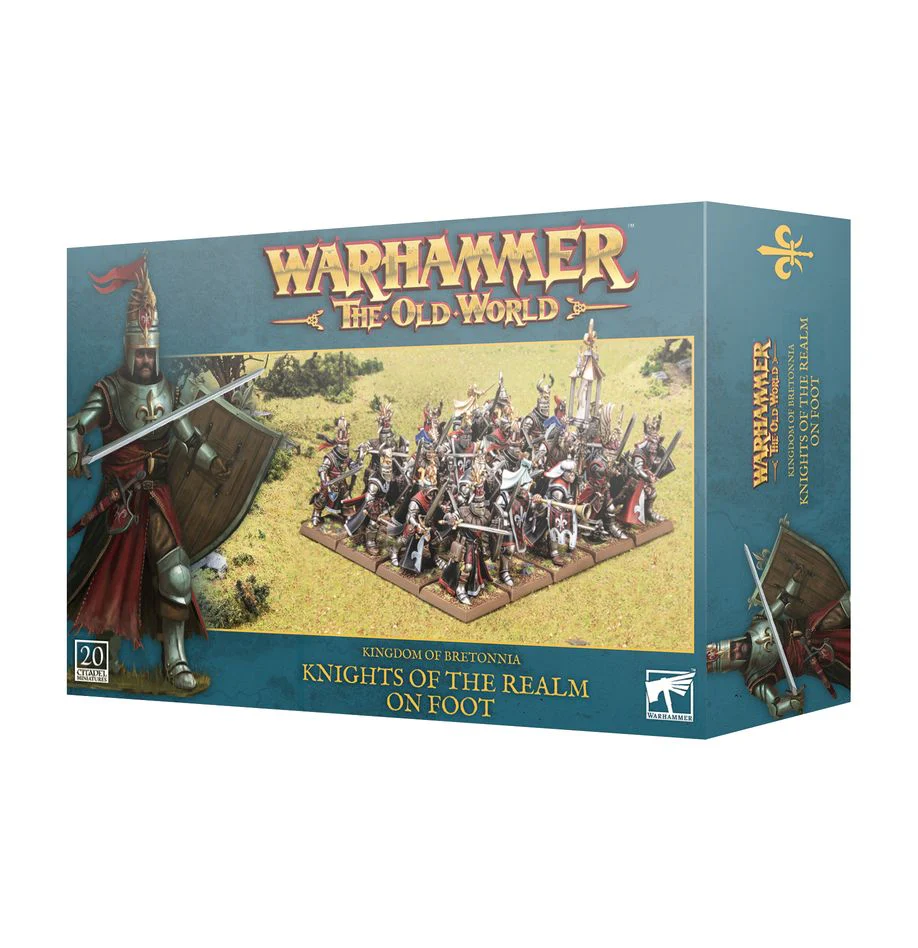 Warhammer The Old World: Kingdom of Bretonia Knights of the Realm on Foot